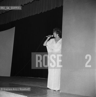 MUSICA JAZZ CINEMA / LA CANTANTE JOSEPHINE BAKER IN CONCERTO / MOSTRA INTERNAZIONALE DARTE CINEMATOGRAFICA, BIENNALE 1969 - © ARCHIVIO Graziano Arici/Rosebud2 