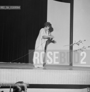 MUSICA JAZZ CINEMA / LA CANTANTE JOSEPHINE BAKER IN CONCERTO / ROSA / MOSTRA INTERNAZIONALE DARTE CINEMATOGRAFICA, BIENNALE 1969 - © ARCHIVIO Graziano Arici/Rosebud2 