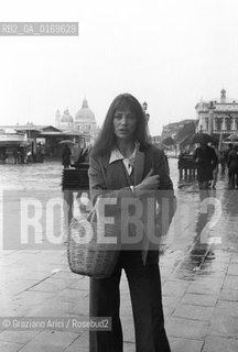CINEMA / LATTRICE JANE BIRKIN (GB) A VENEZIA / 1976 - © ARCHIVIO Graziano Arici/Rosebud2 