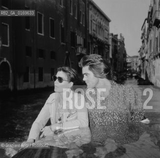 CINEMA / LATTRICE FLORINDA BOLKAN CON IL SUO COMPAGNO LAMBERTO RIPOLI / 1971 © ARCHIVIO Graziano Arici/Rosebud2 