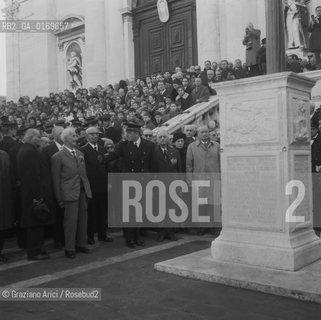 POLITICA /  GIUDECCA / ANNIVERSARIO DELLA BEFFA DI BUCCARI / MILITARI SOLDATI REDUCI CIPPO/ 10 FEBBRAIO 1968  - © ARCHIVIO Graziano Arici/Rosebud2 