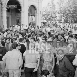 CINEMA SINISTRA / CONTESTAZIONE ALLA MOSTRA / MANIFESTAZIONE, COMIZIO / MOSTRA INTERNAZIONALE DARTE CINEMATOGRAFICA, BIENNALE 1968 - © ARCHIVIO Graziano Arici/Rosebud2 .