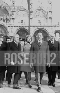 POLITICA / IL PRESIDENTE DEL MESSICO LUIS A. ECHEVERRIA A VENEZIA / 1970 circa - © ARCHIVIO Graziano Arici/Rosebud2 
