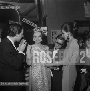CINEMA / LATTRICE IRA FURSTENBERG ALLELEZIONE DI LADY CORTINA / 1968 - © ARCHIVIO Graziano Arici/Rosebud2 .