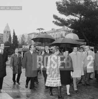 POLITICA / IL MINISTRO DEGLI ESTERI DELLURSS ANDREJI GROMYKO IN VISITA A VENEZIA CON LA MOGLIE  / 1970 - © ARCHIVIO Graziano Arici/Rosebud2 