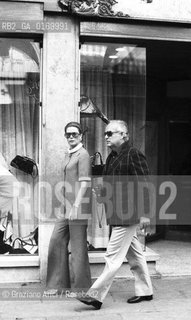 CINEMA / LATTRICE GRACE KELLY (USA) CON IL MARITO, IL PRINCIPE DI MONACO RANIERI, A VENEZIA / 1973 - © ARCHIVIO Graziano Arici/Rosebud2 .