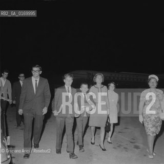 EVELYN KENNEDY ARRIVA ALLAEREPORTO DI VENEZIA / AEREO / FIGLI / 1967 - © ARCHIVIO Graziano Arici/Rosebud2 
