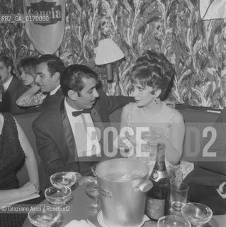 CINEMA / LATTRICE  GINA LOLLOBRIGIDA A CORTINA / CHAMPAGNE, SECCHIELLOO, CALICI / 1968 - © ARCHIVIO Graziano Arici/Rosebud2 