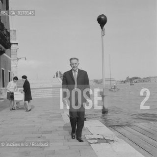 POLITICA / IL POLITICO GILAS MILOVAN (MACEDONIA) A VENEZIA / PARTITO COMUNISTA JUGOSLAVO / 1969 - © ARCHIVIO Graziano Arici/Rosebud2 