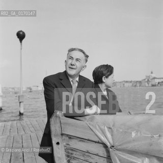 POLITICA / IL POLITICO GILAS MILOVAN (MACEDONIA) A VENEZIA CON LA MOGLIE STEFANIA / PARTITO COMUNISTA JUGOSLAVO /1969 - © ARCHIVIO Graziano Arici/Rosebud2 