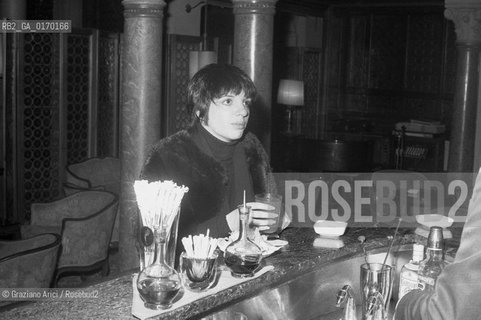 MUSICA CINEMA / LA CANTANTE E ATTRICE LIZA MINNELLI (USA) AL BAR DELLHOTEL DANIELI / 1976 - © ARCHIVIO Graziano Arici/Rosebud2 .