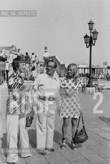 POLITICA / IL PRIMO MINISTRO DI MALTA DOM MINTOFF A VENEZIA / 1976 - © ARCHIVIO Graziano Arici/Rosebud2 