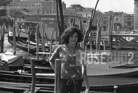 MUSICA LIRICA OPERA / LA CANTANTE ANNA MOFFO A VENEZIA / 1979 - © ARCHIVIO Graziano Arici/Rosebud2 .