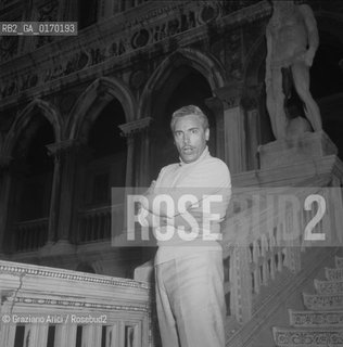 MUSICA LIRICA OPERA / IL CANTANTE TENORE MARIO DEL MONACO (ITALIA) AL PALAZZO DUCALE / GRAN TEATRO LA FENICE /1966 - © ARCHIVIO Graziano Arici/Rosebud2 