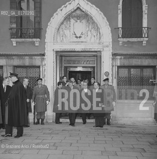 PODGORNY, NIKOLAI VIKTOROVICH /  POLITICA /  PRESIDENTE DELLURSS (RUSSIA) IN VISITA A VENEZIA / HOTEL DANIELI / 1967  - © ARCHIVIO Graziano Arici/Rosebud2 