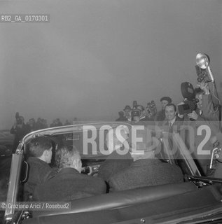 PODGORNY, NIKOLAI VIKTOROVICH /  POLITICA /  PRESIDENTE DELLURSS (RUSSIA) IN VISITA ALLA FIAT MIRAFIORI DI TORINO CON GIANNI AGNELLI /  1967  - © ARCHIVIO Graziano Arici/Rosebud2 