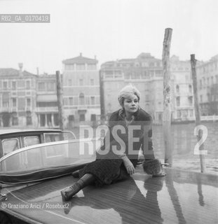 CINEMA / LATTRICE ESMERALDA RUSPOLI (ITALIA) A VENEZIA / PELLICCIA / 1970 - © ARCHIVIO Graziano Arici/Rosebud2 