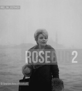 CINEMA / LATTRICE ESMERALDA RUSPOLI (ITALIA) A VENEZIA / PELLICCIA / 1970 - © ARCHIVIO Graziano Arici/Rosebud2 