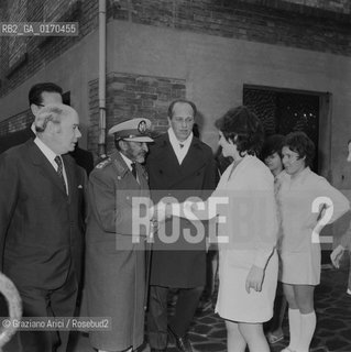POLITICA /  LIMPERATORE DETIOPIA HAILE SELASSIE  IN VISITA A VENEZIA / IN VETRERIA A MURANO / 1970 - © ARCHIVIO Graziano Arici/Rosebud2 