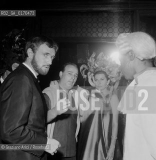 CINEMA / LATTRICE SORAYA ESFANDIARI BAKHTIARI EX IMPERATRICE DELLIRAN / A UNA FESTA IN MASCHERA / 1964 - © ARCHIVIO Graziano Arici/Rosebud2 