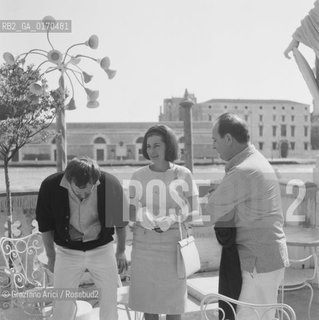 CINEMA / LATTRICE SORAYA ESFANDIARI BAKHTIARI EX IMPERATRICE DELLIRAN A VENEZIA CON RICHARD HARRIS /1964 - © ARCHIVIO Graziano Arici/Rosebud2 