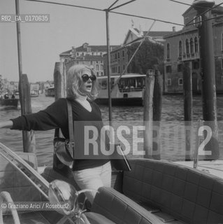 MONICA VITTI / CINEMA ATTRICE / A VENEZIA / 1967 © ARCHIVIO Graziano Arici/Rosebud2 .