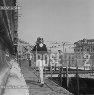 MONICA VITTI / CINEMA ATTRICE / A VENEZIA / 1967 © ARCHIVIO Graziano Arici/Rosebud2 .