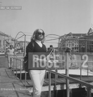 MONICA VITTI / CINEMA ATTRICE / A VENEZIA / 1967 © ARCHIVIO Graziano Arici/Rosebud2 .