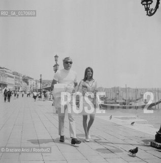 CINEMA / LATTRICE CANTANTE NATALIE WOOD CON IL MARITO A VENEZIA / 1967 - © ARCHIVIO Graziano Arici/Rosebud2 