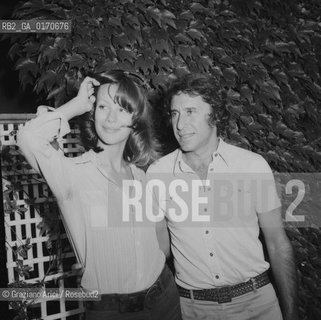 Caption: CINEMA / IL PRODUTTORE BOB ZAGURI E LA MOGLIE CAROLL LEE / FILM  M COMME MATHIEU / MOSTRA INTERNAZIONALE DARTE CINEMATOGRAFICA, BIENNALE 1971 - © ARCHIVIO Graziano Arici/Rosebud2 