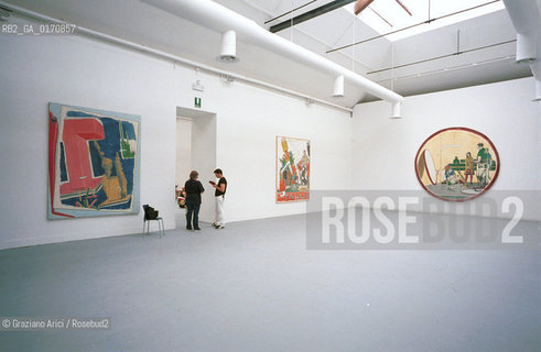49¡ ESPOSIZIONE INTERNAZIONALE DARTE-  LA BIENNALE DARTE - ITALIAN PAVILLION - ROOM OF NEO RAUCH  -2001  @ Graziano Arici/Rosebud2 / ARTE