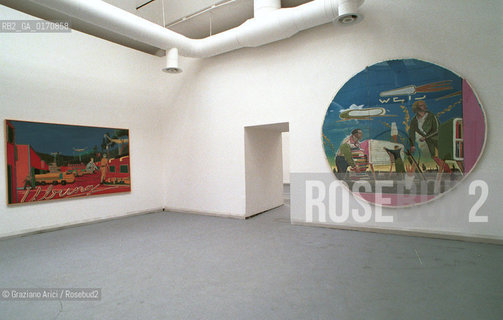 49¡ ESPOSIZIONE INTERNAZIONALE DARTE-  LA BIENNALE DARTE - ITALIAN PAVILLION - ROOM OF NEO RAUCH  -2001  @ Graziano Arici/Rosebud2 / ARTE