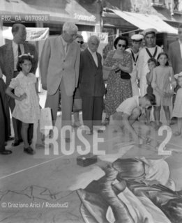 THE PAINTER GEORGES BRAQUE IN VENICE - 1948 © ARCHIVIO Graziano Arici/Rosebud2  / ARTE / PITTORE