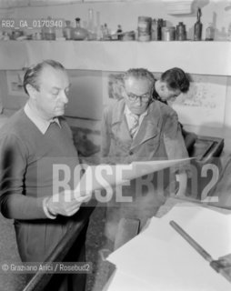 THE PAINTER MASSIMO CAMPIGLI - VENICE - 1951 © ARCHIVIO Graziano Arici/Rosebud2  / ARTE / PITTORE