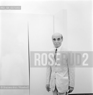 THE PAINTER LUCIO FONTANA  - 1966 © ARCHIVIO Graziano Arici/Rosebud2  / ARTE / PITTORE / SCULTORE
