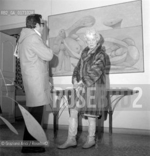 THE ART COLLECTOR PEGGY GUGGENHEIM AT HER HOME IN VENICE - 197? - © ARCHIVIO Graziano Arici/Rosebud2  / ARTE / COLLEZIONISTA