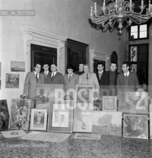 FINDING OF THE STOLEN PAINTINGS OF THE PEGGY GUGGENHEIM COLLECTION - VENICE - 196? © ARCHIVIO Graziano Arici/Rosebud2  / ARTE / FURTO