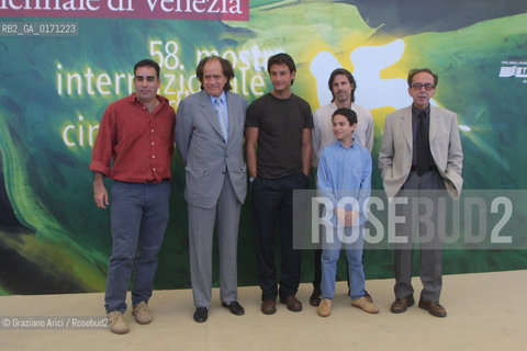 06/09 - VENICE - 58. INTERNATIONAL FILM FESTIVAL - ABRIL DESPEDACADO - THE CAST OF THE FILM - ©Graziano Arici/Rosebud2
