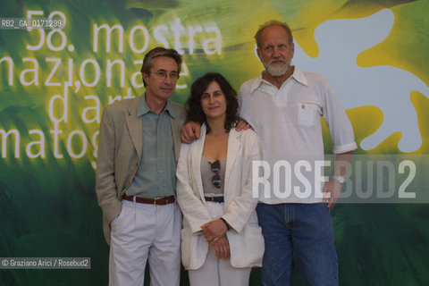 31/08 - VENICE - 58. INTERNATIONAL FILM FESTIVAL - THE ACTORS RUI MORISSON, SUZANA BORGES AND FRANCISCO DOREY -  QUEM ES TU? - ©Graziano Arici/Rosebud2