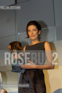 08/09 - VENICE - 58.INTERNATIONAL FILM FESTIVAL - COPPA VOLPI MIGLIOR ATTRICE - LUCE DEI MIEI OCCHI - THE ACTRESS SANDRA CECCARELLI  - ©Graziano Arici/Rosebud2