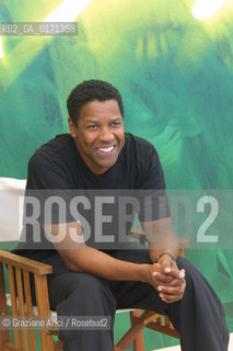 02/09 - VENICE - 58. INTERNATIONAL FILM FESTIVAL - TRAINING DAY - THE ACTOR DENZEL WASHINGTON  - ©Graziano Arici/Rosebud2