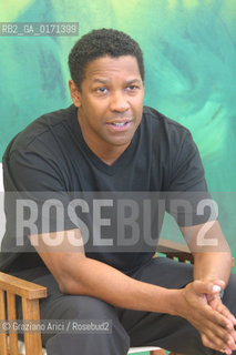 02/09 - VENICE - 58. INTERNATIONAL FILM FESTIVAL - TRAINING DAY - THE ACTOR DENZEL WASHINGTON  - ©Graziano Arici/Rosebud2