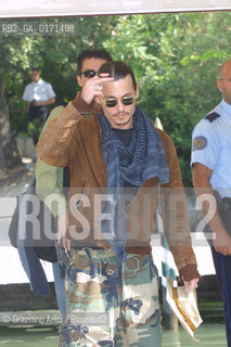 07/09 - VENICE - 58.INTERNATIONAL FILM FESTIVAL - FROM HELL - THE ACTOR JOHNNY DEPP - ©Graziano Arici/Rosebud2