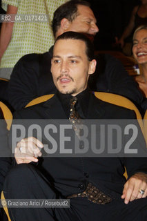 08/09 - VENICE - 58.INTERNATIONAL FILM FESTIVAL - FROM HELL - THE ACTOR JOHNNY DEPP   - Graziano Arici/Rosebud2