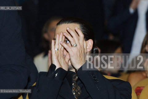 08/09 - VENICE - 58.INTERNATIONAL FILM FESTIVAL - FROM HELL - THE ACTOR JOHNNY DEPP   - Graziano Arici/Rosebud2