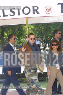 07/09 - VENICE - 58.INTERNATIONAL FILM FESTIVAL - FROM HELL - THE ACTOR JOHNNY DEPP - ©Graziano Arici/Rosebud2