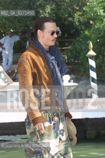 07/09 - VENICE - 58.INTERNATIONAL FILM FESTIVAL - FROM HELL - THE ACTOR JOHNNY DEPP - ©Graziano Arici/Rosebud2