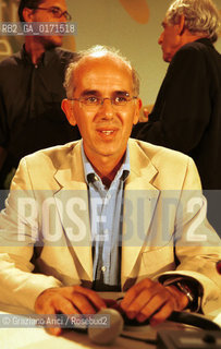 02/09 - VENICE - 58. INTERNATIONAL FILM FESTIVAL -  UN ALTRO MONDO E POSSIBILE - VITTORIO AGNOLETTO, SPEAKER OF THE GENOA SOCIAL FORUM - ©Graziano Arici/Rosebud2