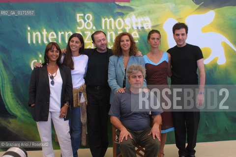 02/09 - VENICE - 58. INTERNATIONAL FILM FESTIVAL - FIGLI/HIJOS - THE CAST OF THE FILM - ©Graziano Arici/Rosebud2