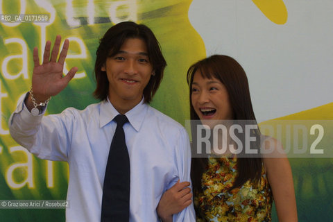 02/09 - VENICE - 58. INTERNATIONAL FILM FESTIVAL - HOLLYWOOD HONG KONG - THE ACTOR WONG TAK-HIM AND THE ACTRESS ZHOU XUN  - ©Graziano Arici/Rosebud2